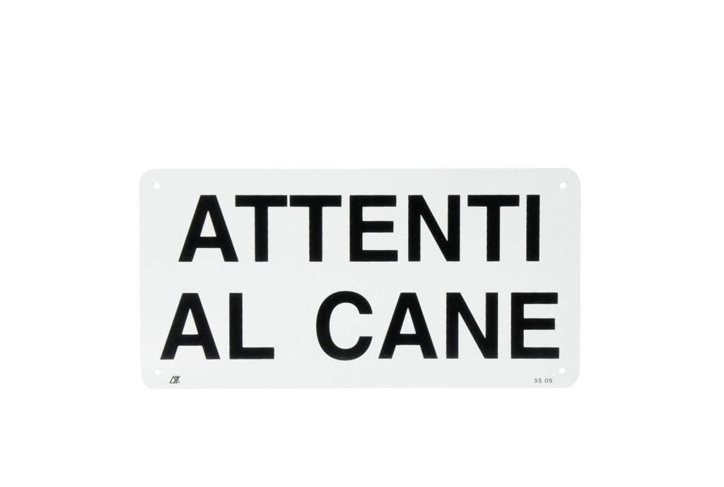 Camon Targhe “Attenti al cane” 25x12,5 cm Camon Targhe “Attenti al cane” 25x12,5 cm